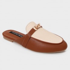 ZXB19 Closed toe flat...