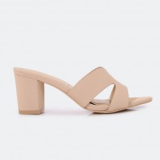 ZXQ1699 Patterned wide heel...