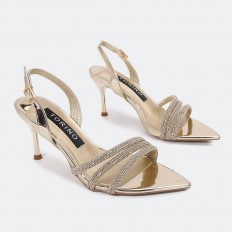 QSQ656 Crystal rope sandals